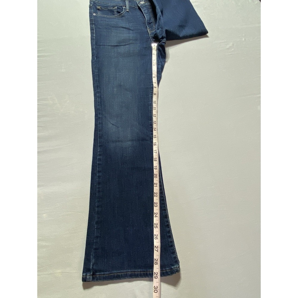 Levi's Shaping 315 Women's Bootcut Jeans Dark Wash Blue Mid Rise 5-Pocket - Picture 6 of 12